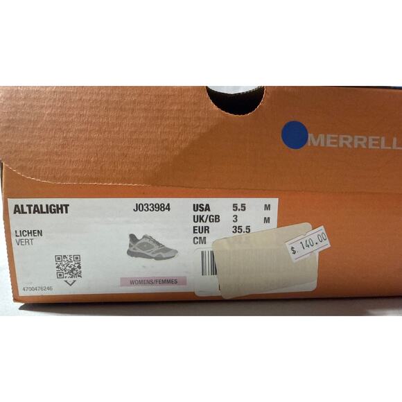 Merrell Altalight Hiking Trail Shoe Women's 5.5M Ripstop Water Resistant J033984 - Picture 11 of 11